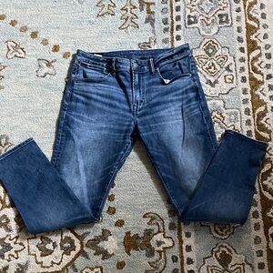 American Eagle Outfitters Men's Relaxed Jeans - Dark Blue